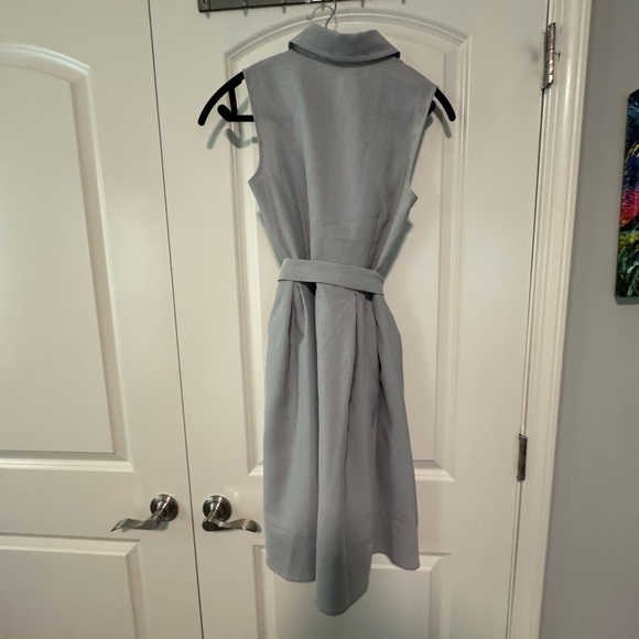 Jones New York Gray and White Stripe Sleeveless Sundress Size 2 - Picture 2 of 12